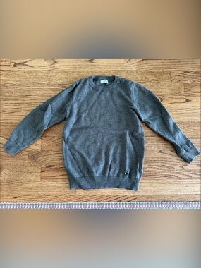 Boy’s Mayoral Crewneck Sweater in Charcoal Gray